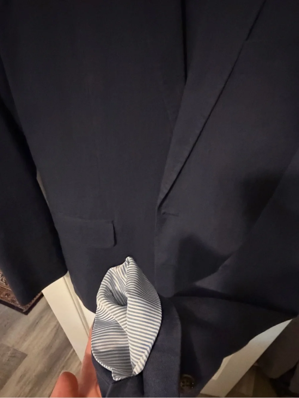 J. Crew Ludlow Lightweight Navy Blazer